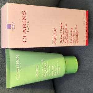Clarins SOS Pure Rebalancing Clay Mask with Alpine Willow and Herb Extract